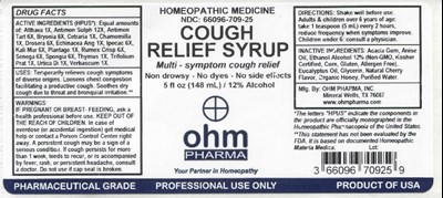 5oz Bottle Label (Cough Relief Syrup)